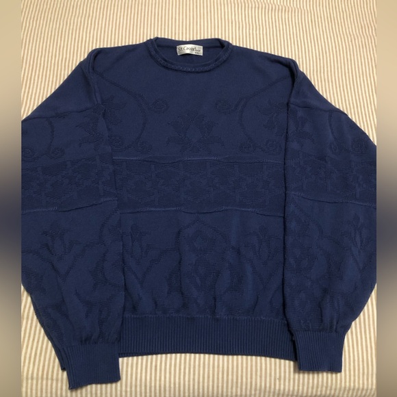 Vintage St. Croix Blue Sweater
